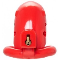 Красный пластиковый пояс верности со сменными кольцами