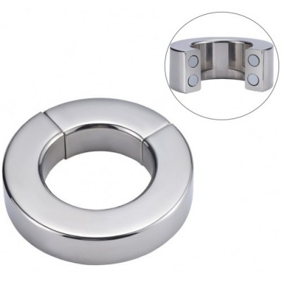 Стальной утяжелитель на магнитах для мошонки 216 гр