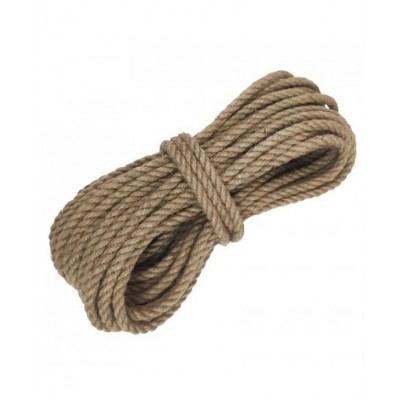 Верёвка 5 м из джута диаметр 8 мм Верёвка 5 м из джута диаметр 8 мм
