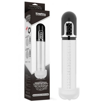 Вакуумная помпа автоматическая Maximizer Worx VX5 Rechargeable Mouth Black Вакуумная помпа автоматическая Maximizer Worx VX5 Rechargeable Mouth Black
