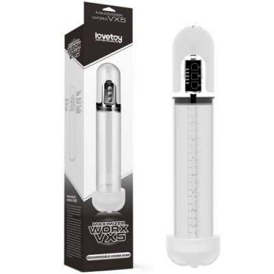Вакуумная помпа автоматическая Maximizer Worx VX5 Rechargeable Mouth White Вакуумная помпа автоматическая Maximizer Worx VX5 Rechargeable Mouth White