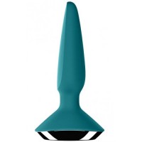 Анальный смарт-стимулятор с вибрацией Satisfyer Plug-ilicious 1 зеленый Анальный смарт-стимулятор с вибрацией Satisfyer Plug-ilicious 1 зеленый