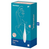 Точечный вибростимулятор Satisfyer Twirling Fun белый