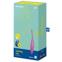 Перезаряжаемый точечный вибромассажер Satisfyer Twirling Joy фиолетовый