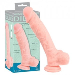 Фаллоимитатор реалистик Medical Silicone Dildo 24 см