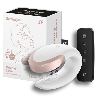 Смарт-стимулятор для пар Satisfyer Double Love белый Смарт-стимулятор для пар Satisfyer Double Love белый
