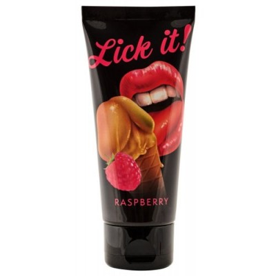 Гель съедобный Lick It малина 50 мл