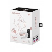 Смарт-стимулятор для пар Satisfyer Double Love белый Смарт-стимулятор для пар Satisfyer Double Love белый