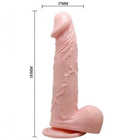 Вибратор с мошонкой на присоске Perfect Pecker