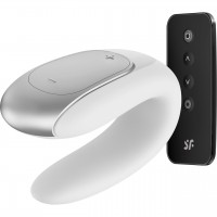 Смарт-стимулятор для пар Satisfyer Double Fun белый