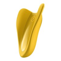 Перезаряжаемый вибратор на палец Satisfyer High Fly желтый