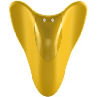 Перезаряжаемый вибратор на палец Satisfyer High Fly желтый