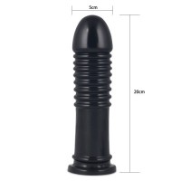 Черный фаллоимитатор King-Sized Anal Bumper 20 см