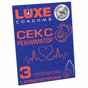 Презервативы Luxe Секс реаниматор (Персик) 3 шт