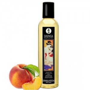 Массажное масло Shunga Stimulation Peach 250 мл