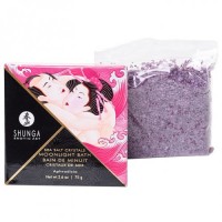 Соль мёртвого моря Shunga Moonlight Bath Aphrodisia с цветочным ароматом 75 гр