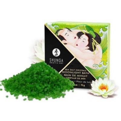 Соль мёртвого моря Shunga Moonlight Bath Lotus Flower с ароматом лотоса 75 гр