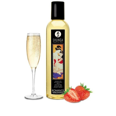 Массажное масло Shunga Sparkling Strawberry Wine 250 мл Массажное масло Shunga Sparkling Strawberry Wine 250 мл