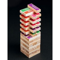 Падающая башня «Искушение» с фантами, 54 бруска