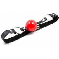 Кляп-шар силиконовый черно-красный 4 см Кляп-шар силиконовый черно-красный 4 см