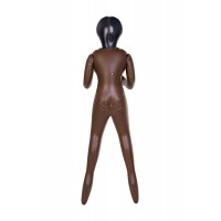 Кукла надувная, негритянка, TOYFA Dolls-X, в полный рост, с тремя отверстиями, 160 см