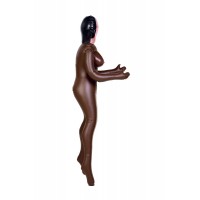 Кукла надувная, негритянка, TOYFA Dolls-X, в полный рост, с тремя отверстиями, 160 см