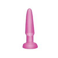 Анальная пробка Basix Rubber Works Beginners Butt Plug Pink