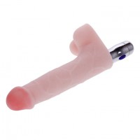 Фаллоимитатор с вибрацией и светодиодной подсветкой