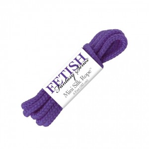 Бондажная верёвка FF Mini Silk Rope фиолетовая 183 см