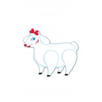 Мини-кукла овечка Travel Size Lovin' Lamb Blow Up Doll