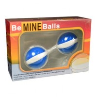 Анально-вагинальные шарики Be Mine Balls голубые