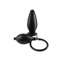 Анальная пробка расширяющаяся AFC Inflatable Silicone Plug Black