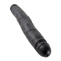 Двухсторонний фаллоимитатор King Cock 12" Slim Double Dildo Black Двухсторонний фаллоимитатор King Cock 12" Slim Double Dildo Black