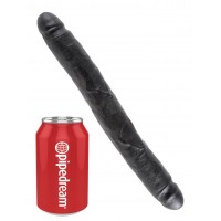 Двухсторонний фаллоимитатор King Cock 12" Slim Double Dildo Black Двухсторонний фаллоимитатор King Cock 12" Slim Double Dildo Black
