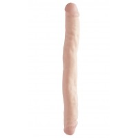Двухсторонний фаллоимитатор Basix Rubber Works 12" Double Dong Flesh