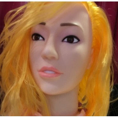 Кукла для секса с вибрацией 3D Face Love Doll блондинка