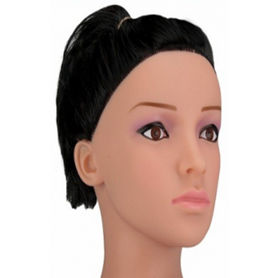 Кукла для секса с вибрацией брюнетка 3D Face Love Doll