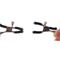 Зажимы для сосков с двойным бубенчиком красным