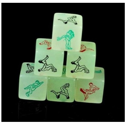 Игральные светящиеся кубики, 1 шт Игральные светящиеся кубики, 1 шт