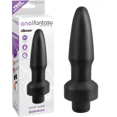 Анальная пробка с вибрацией AFC Rectal Rocket Black