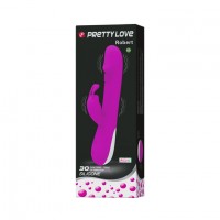 Вибратор с клиторальным стимулятором Pretty Love Robert