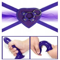 Страпон Fetish Rider G-Spot Strap On фиолетовый