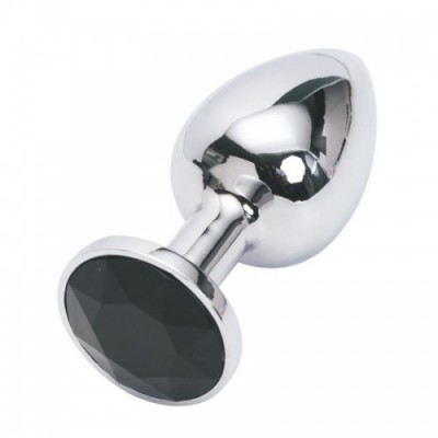 Анальная пробка Anal Plug Silver Black S Анальная пробка Anal Plug Silver Black S
