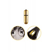 Вибро-трусики FF Gold Vibrating Micro G-String Set