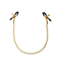 Зажимы для сосков  FF Gold Chain Nipple Clamps