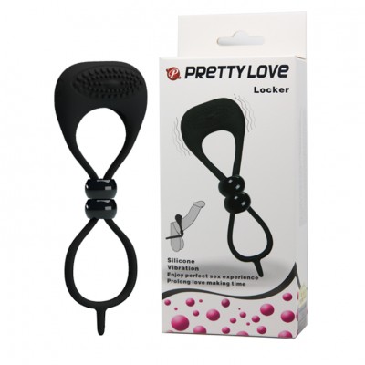 Лассо на пенис и мошонку с вибрацией Pretty Love Locker