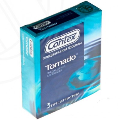 Презервативы Contex №3 Tornado расширяющейся кверху формы Презервативы Contex №3 Tornado расширяющейся кверху формы
