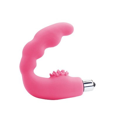 Вибромассажер для стимуляции клитора и точки G/простаты розовый