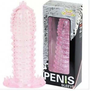 Насадка на пенис розовая