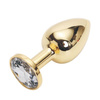 Анальная пробка Anal Jewelry Plug Gold Diamond S Анальная пробка Anal Jewelry Plug Gold Diamond S